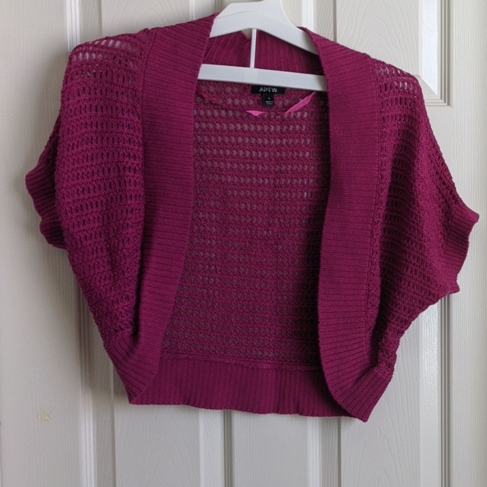 Pink cardigan
